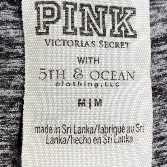 PINK Victoria's Secret Leggings UNC Carolina Collegiate Gray Soft Comfy Medium - Picture 4 of 14